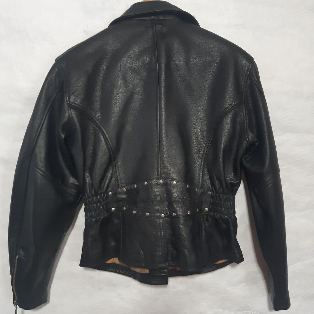 Harley-Davidson "An American Legend"-Authentic Vest Genuine Leather Women Medium - Picture 10 of 17